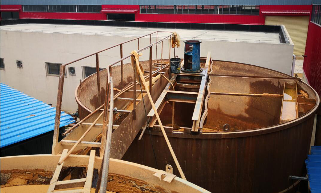 (圖:處理砂石清洗廢水場景)